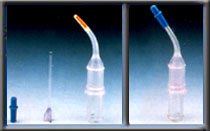 syringe consisting of cap plunger and arestin